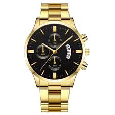 business steel straps round dial wrist watches hand watch-silver watch- men watches-watch