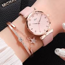 Stylish Magnet Watch for Girls with Bracelet in gift box
