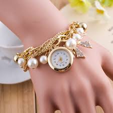 Stylish Magnet Watch for Girls with Bracelet in gift box