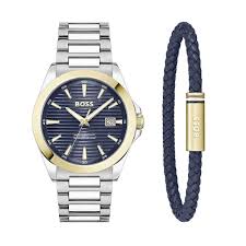 business steel straps round dial wrist watches hand watch-silver watch- men watches-watch