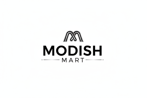 Modish Mart Logo - Black & White