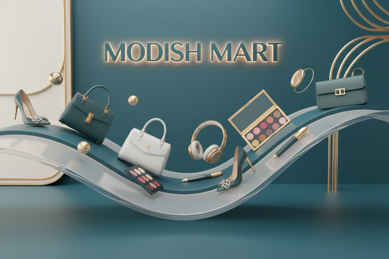 Modish Mart Teal Banner